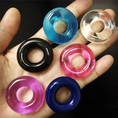 China Durable Penis Ring Adult Men Ejaculation Delay Sexy Bondage Fun Silicone Cock Rings Rubber Penis Enlargement Sex Toys For Male Sexy Ring for sale