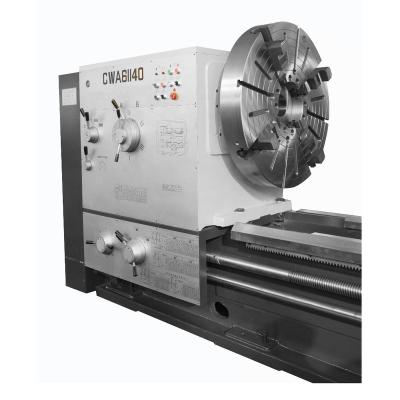 China Building Material Shops CWA61100 Universal Horizontal Manual Lathe Machine For Steel Metal 1000mm Turning for sale