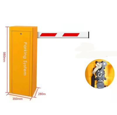 China Durable Hot Sale Yellow Gate Barriers China Manufacture AC/DC Brushless Motor Automatic Parking Barrier Gate for sale