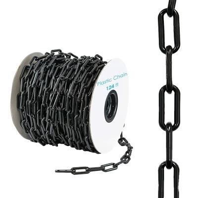 China UV Resistance 8mm/6mm/10mm Plastic Link Chain For Cone/Fence Chain Traffic Bags Accessories for sale