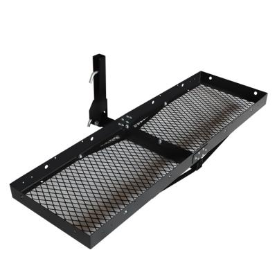 China Heavy Duty Steel Trailer Parts Hitch Mount Cargo Carrier Luggage Basket for sale