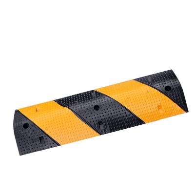 China Best Quality Rubber Pavement Safety 1000mm Durable Rubber Speed ​​Bump for sale