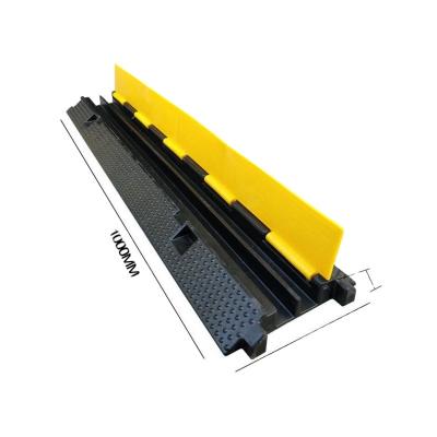 China Wholesale Rubber Speed ​​Bump One Way 2 Channel Car Ramps 1000mm Cable Protector for sale