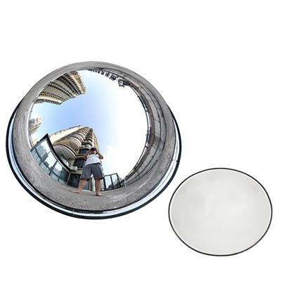 China Wide Angle Convex Mirror Steel Sliver Road Safety ABS 90cm Viewing Road Safety Mirror for sale