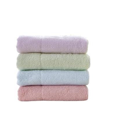 中国 Factory High quality woven bamboo fiber towel face towel 販売のため