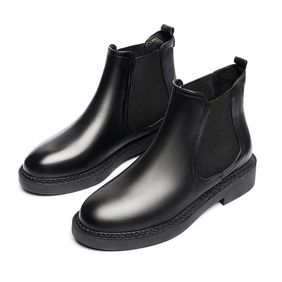 China New Arrivals Flat Ankle Boots Women Shoes British Fashion Women Chelsea Boots for sale