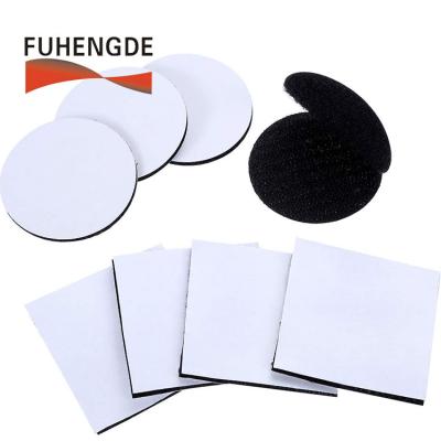 China Viable Hot Melt Glue Hook Backing Loop Strap Adhesive Punch Hook and Square Loop Stitch Tape for sale