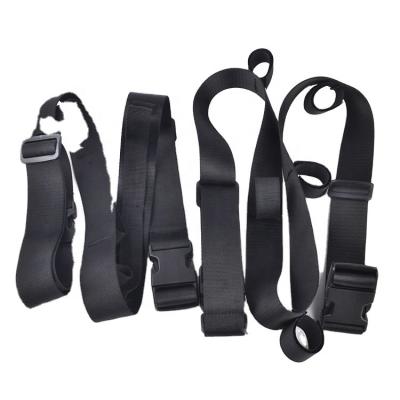 China Adjustable Rod Pack & Pad 5 Rods & Combo Reels Capacity Fishing Rod Carrier Strap System Custom For Car for sale