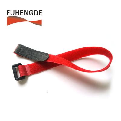 China Manual Racing 100% Nylon Strap Molded Cable Tie Band Hook And Loop Binding Band for sale