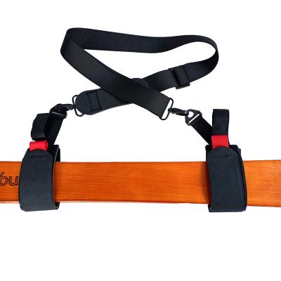 China 100%Nylon webbing+ hook loop +EVA/Rubber/Neoprene Ski Carry Fix Band for Alpine&Cross Country Skiing for sale