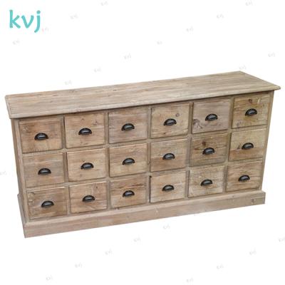 China KVJ-7301 Vintage Furniture Solid Wood Living Room Drawer Rustic Reclaimed Desk for sale