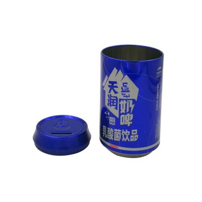 China Gift & Hot Sales Craft Manufactures Custom T-shit Metal Tin Box, Round Apparel Sock Gift Packaging Box, Cylinder Metal for sale