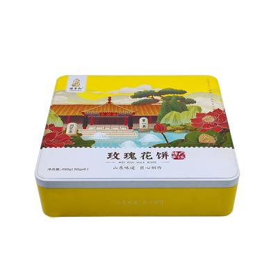 China Gift & Wholesale printed craft metal tin box gift rectangle tin, t in box for storage, recycle tin tin box baking for sale