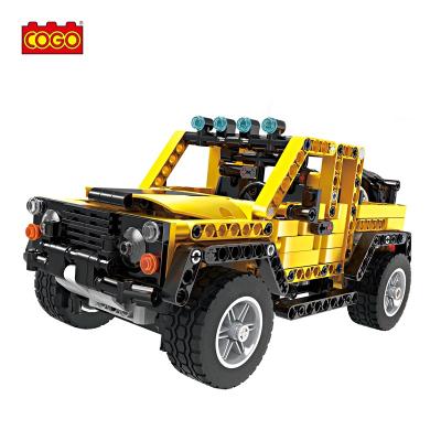 China Educational Hot Sale Toy COGO 491 PCS Building Block Technique Cross Country Vehicle Toys Juguetes Tecnologicos Pistic Building For Children for sale