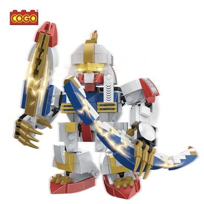 China New Q Version Building Toy COGO 326 Pcs Innovative Plastic Mecha War Educational Building Block Toys For Children for sale