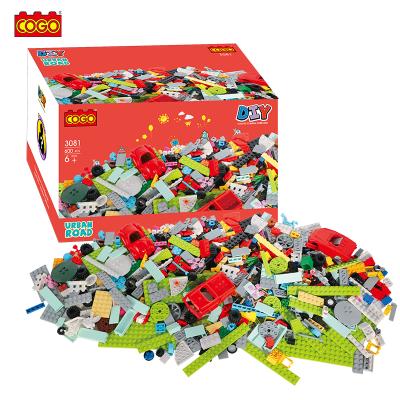 China Compatible Toy Brick DIY Plastic Block Building Toy COGO 600PCS ABS Building Block Set For Children for sale