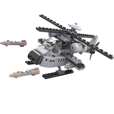 China Building toy COGO creative military helicopter city brick puzzle game legoing toy for boys for sale