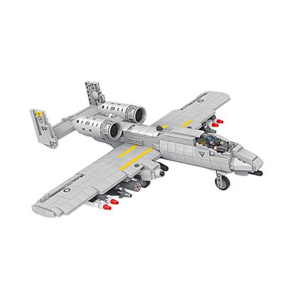 China Building Toy COGO Diy Military Small Particle Educational Bricks Model Aircraft Building Block Toys for sale