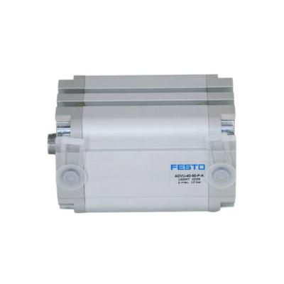 China ADVU-80-20-P-A Port Piston Air Cylinder met een werkdruk van 0,12 MPa tot 1 MPa Te koop