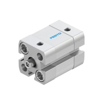 China ADN-12-5-A-P-A Piston Pneumatic Cylinder ADN Series Double Acting 20mm Stroke 12mm Rod Wrought Aluminum Alloy for sale