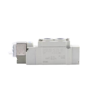 Cina Dimensione del port Ø6 SY3420-6LZD-C6 SMC Valvola solenoide pneumatica3 Posizione Centro di scarico DC12V in vendita