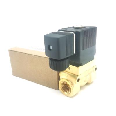 China Solenoïde klep 00125363 BURKERT 6014 D Normaal geopend G1/8 2.5 Stroomgat DC24V 8W Messing klep lichaam 32 * 32 0~6bar Te koop