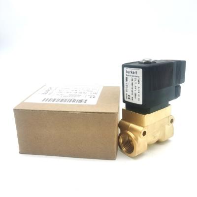 China Elektromagnetische klep 00126223 Burkert AC220V 8W roestvrijstalen klep 0~10bar 6014 C Normaal gesloten G1/8 2.0 Stroomgat Te koop