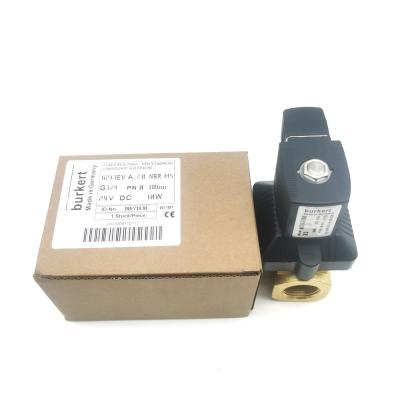 China 00125370 Válvula de solenoide burkert 6014 C Conexión de placa inferior de acción directa Normalmente cerrada 2.0 Agujero de flujo AC220V 8W Cuerpo de válvula de latón 0~10bar en venta