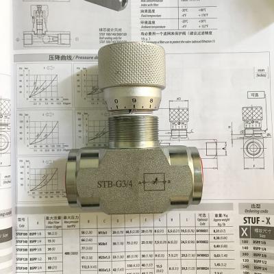 China Encontre a válvula de controlo hidráulica perfeita para o STB-G3/4 à venda