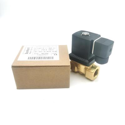 China BURKERT 00137538 válvula solenoide 6013 Tipo de ação direta G1/4 polegada normalmente fechado 24VAC 8W 0~25Bar à venda