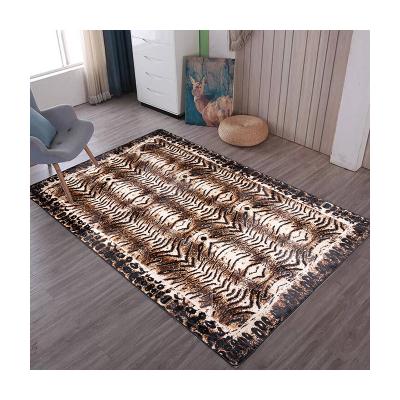 China Stain Resistant Wholesale Luxury Brown Living Room Rug And Blankets Rug For Bedroom for sale