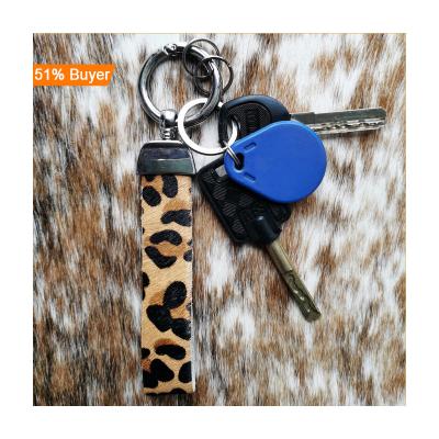 China Designer Custom Short Lanyard Luxury Cute Leather Metal Contemporary Promotional Wholesale Key Chain Rings Key Chains for sale