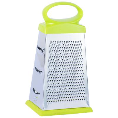 China Stainless Steel CLASSIC High Quality Multifunctional Vegetable Cheese Kitchen Box Manual Grater for sale