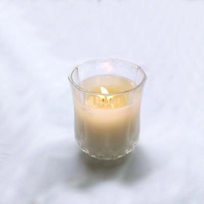 China Custom Luxury Candle Personalized Birthdays Private Label Clear Glass Scented Candles for sale