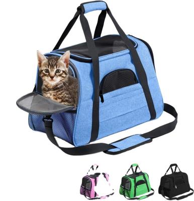 China Portable Pet Stored Cat Dog Carrier Bag Large Capacity Mesh Outdoor Sling Dog Pet Carrier High Quality For Travel for sale