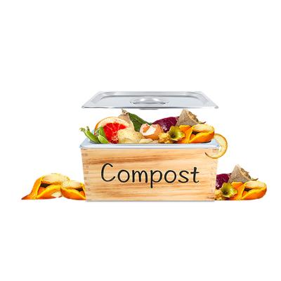 China Wholesale Bamboo Wooden Hungry Compost Stored Box Countertop Compost Bin Trash Bin For Kitchen. for sale