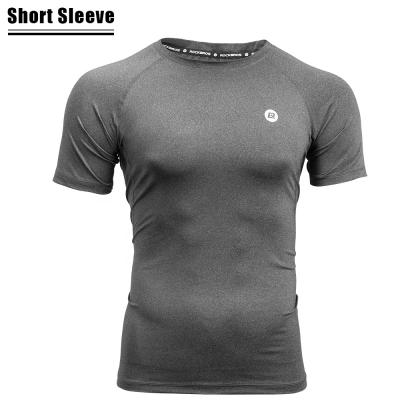 China Men's GYM T-shirt Polyester MTB Road Cycling Short Base Quick Dry Breathable Cycling Jersey Sleeve Cycling Clothing for sale