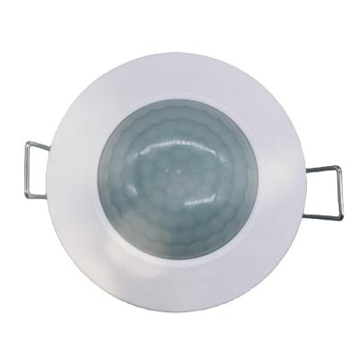 China Auto Infrared PIR Motion Sensor Switch Light Switch 360 Degree Recessed with Time Delay for Ceiling Use for Hallway Bathroom, Warehouse en venta