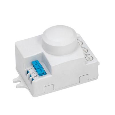 China Microwave Mini Sensor with PC Material Popular HF Motion Sensor MINI Ceiling Mount 5.8Ghz LED Presence Sensor KM-08 for sale