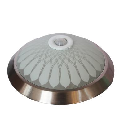 China Sports Stadiums Hot Sale Stainless Steel PIR Lighting Motion Sensor Ceiling Light Indoor/Outdoor Sensor Lamp Battery Powered Ceiling Light for sale