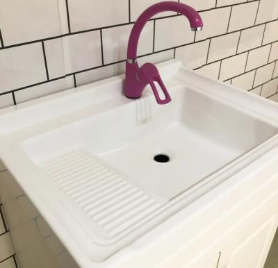 China Hot Selling Exclusive Patent Durable Ceramic Basin Laundry Basin Minimalist Rectangular Wash Basin for sale