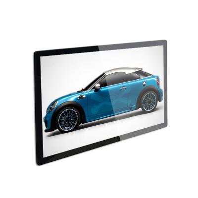 China Metal Case + Tempered Glass Panel Horizontal Touch Screen Style Digital Signage For Ipad Living Room for sale