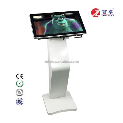 China Indoor 22 Inch HD Full Floor Standing Digital Signage , Advertising Touch Screen Kiosk With Android for sale