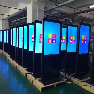 China Popular 43 Inch Android Indoor System With Software Vertical Floor Standing LCD Totem Kiosk Digital Signage for sale