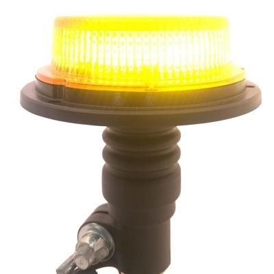 China Pattern Amber Green Beacon Light Warning 12-24volt Flashing Strobe Led Police Truck Lamp Single Bolt Fixing for sale