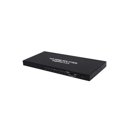 China Foxun SX-SP07S 1x8 HDMI Splitter 18Gbps 4K@60Hz Support 3D HDR HDCP2.2 EDID HDMI2.0 L247.2XW110XH17 mm for sale