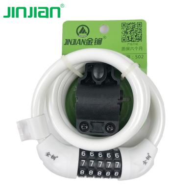 China High Quality Durable Wholesale High Quality Cable Lock Electric Bike Combination Lock Electric Bicycle for sale