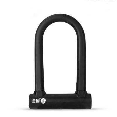 China High Quality Durable High Security Wenzhou Carbon Steel Bike U Shackle Silicone Coated Lock for sale