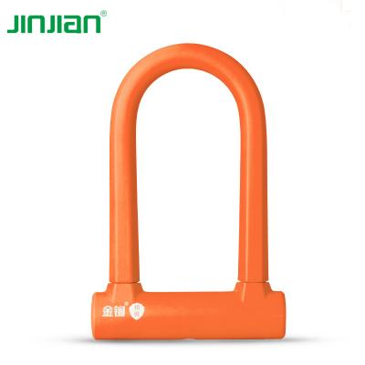 China High Quality Bike U Lock To Motorcycle Hardened Steel Lock Resistance Bike Silico Sleeve Shear for sale