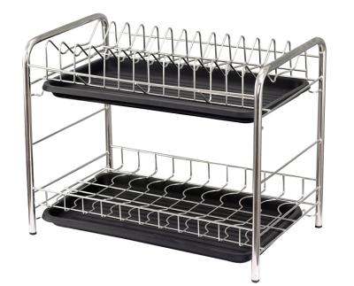 China Sustainable Household Kitchen 201# Stainless Steel Dish Rack for sale